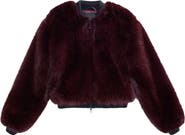 Desigual Faux Fur Bomber Jacket