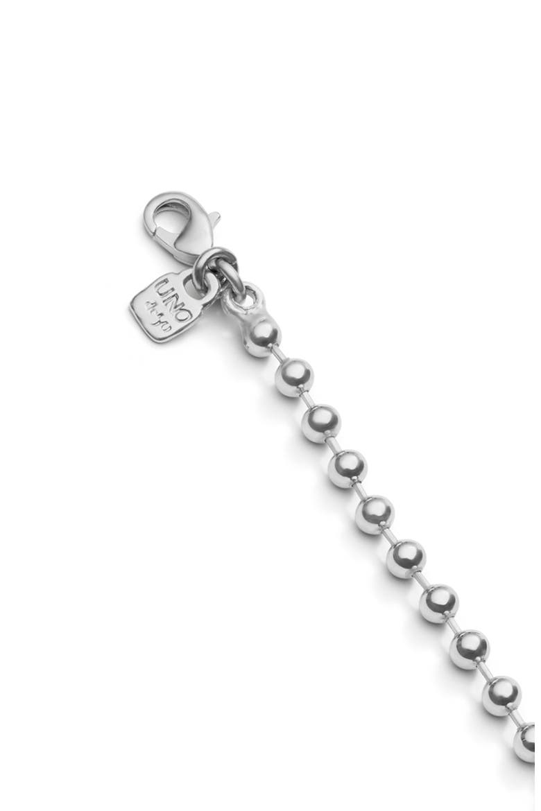 Chain of Metal Alloy Balls Plated, Alternate, color, Silver