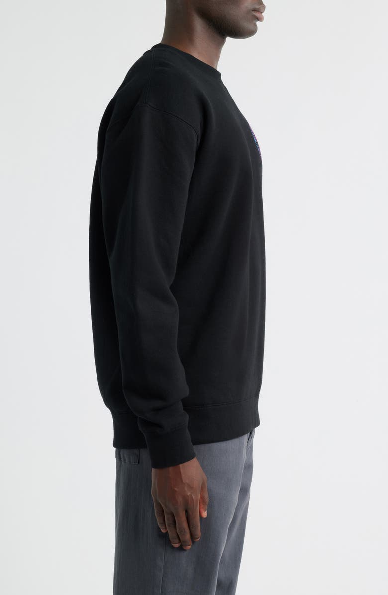 DARK SEAS Neon Logo Fleece Sweatshirt, Alternate, color, Black