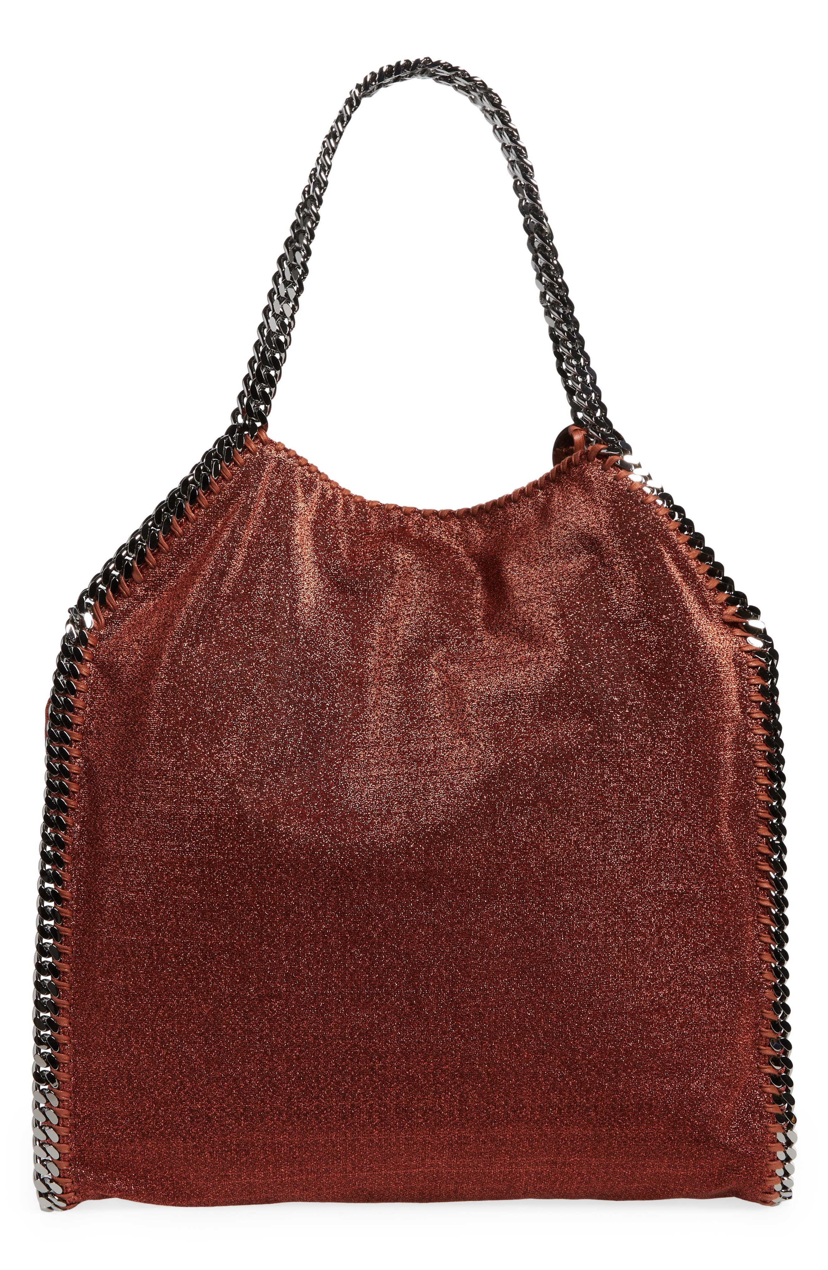 Large Falabella Metallic Tote, Alternate, color, 7746 COPPER