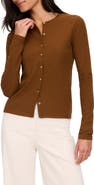 SPANX® Ribbed Crewneck Cardigan