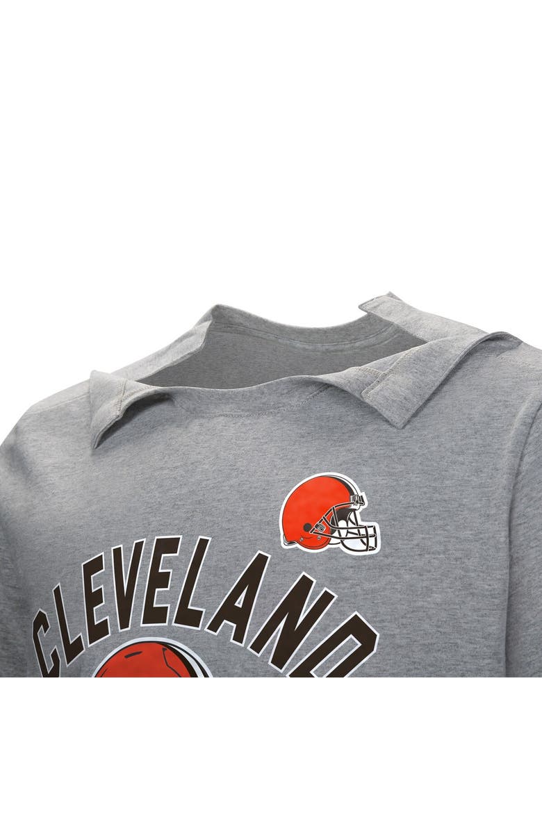 Men's  Gray Cleveland Browns Tackle Adaptive T-Shirt, Alternate, color, Gray