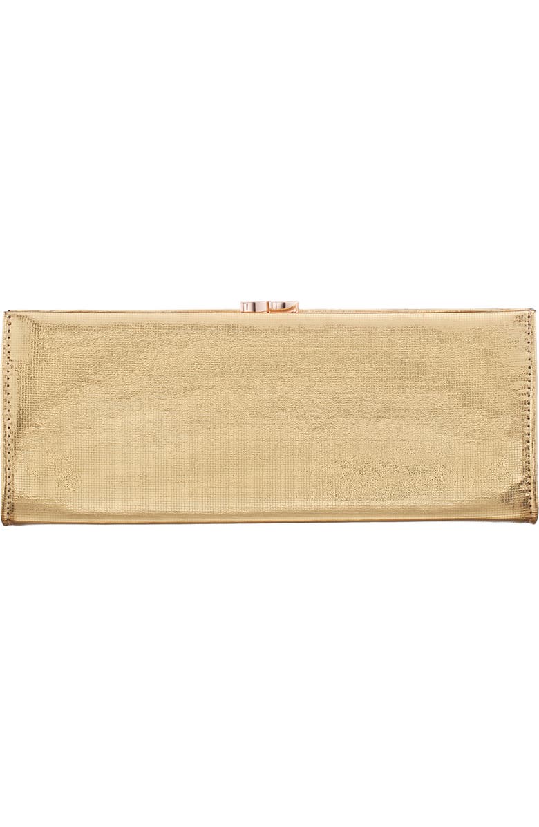 Nina Tierney Clutch, Alternate, color, Gold