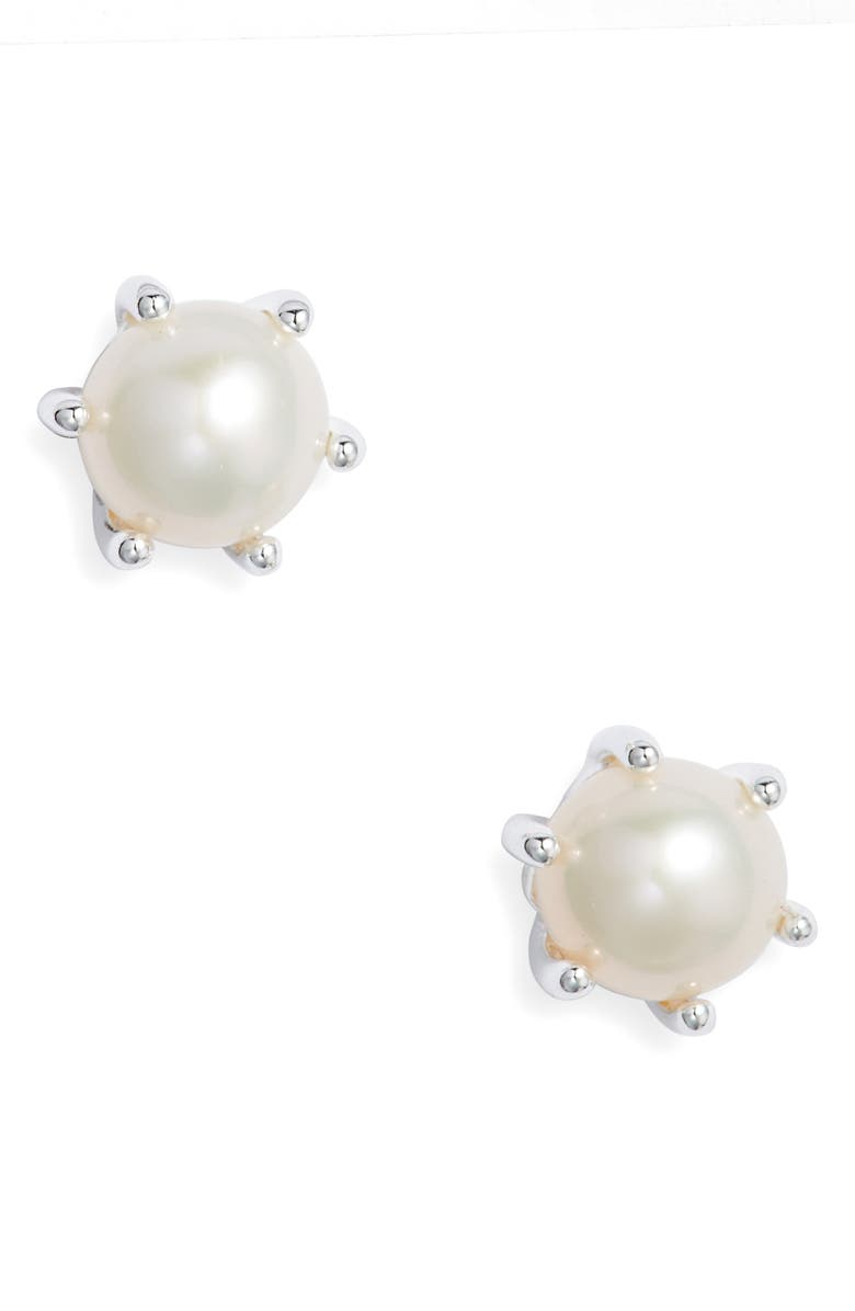 Kendra Scott Ashton Cultured Pearl Stud Earrings, Main, color,
