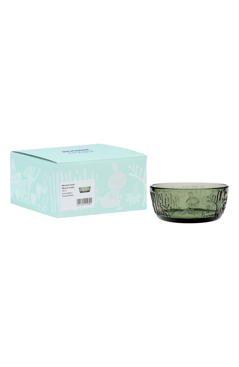 Moomin Little My Glass Bowl, Alternate, color, Green