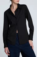 Kenneth Cole Knit Button-Up Shirt