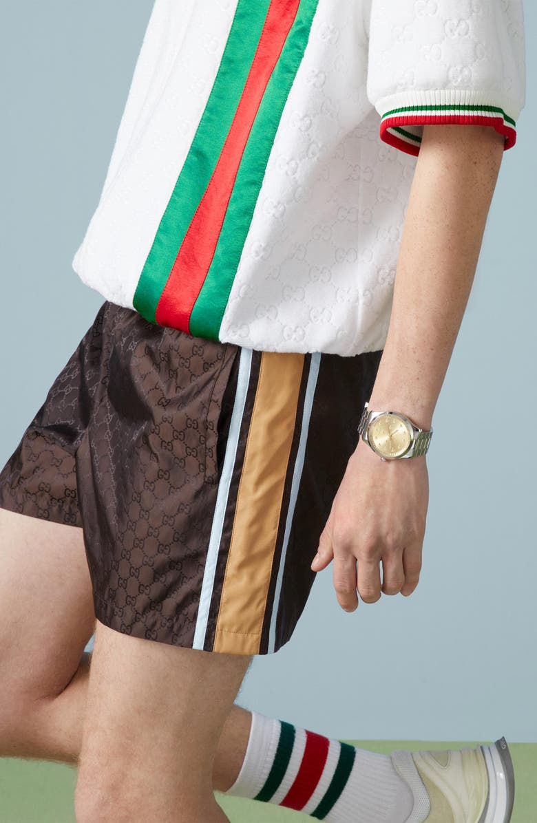 Gucci G-Timeless Bee Bracelet Watch, 42mm, Alternate, color, 