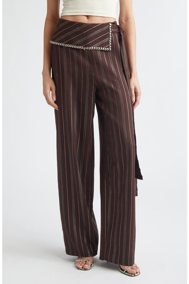 Blanche Pants, Main, color, DARK BROWN