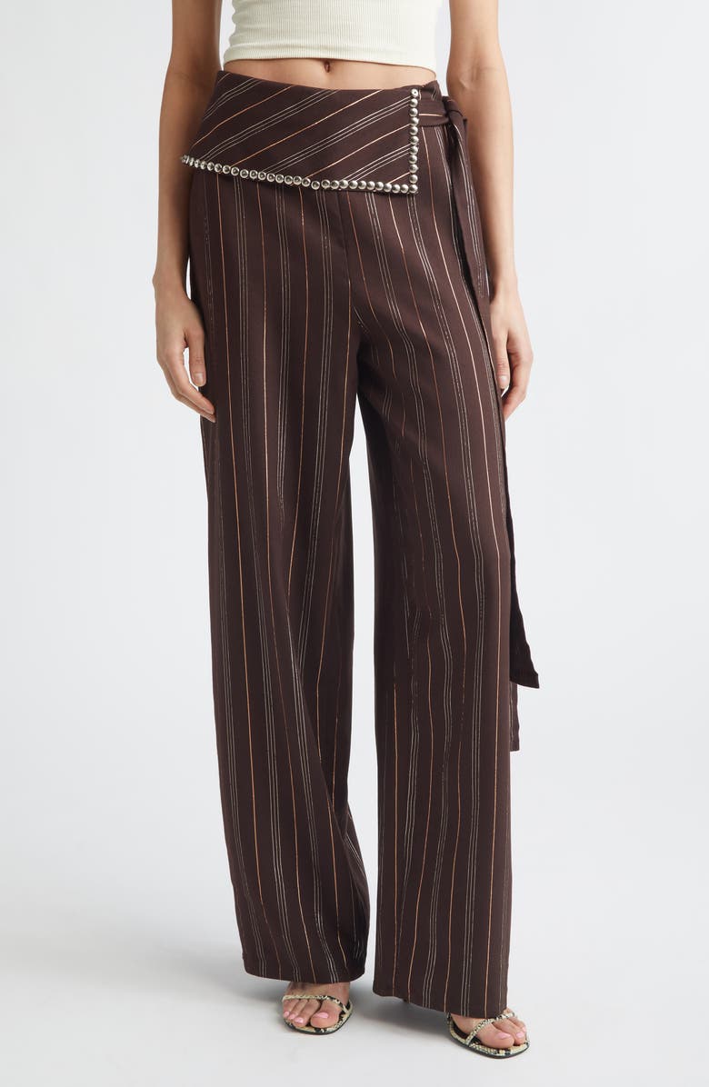 Siedrés Blanche Pants, Main, color, Dark Brown