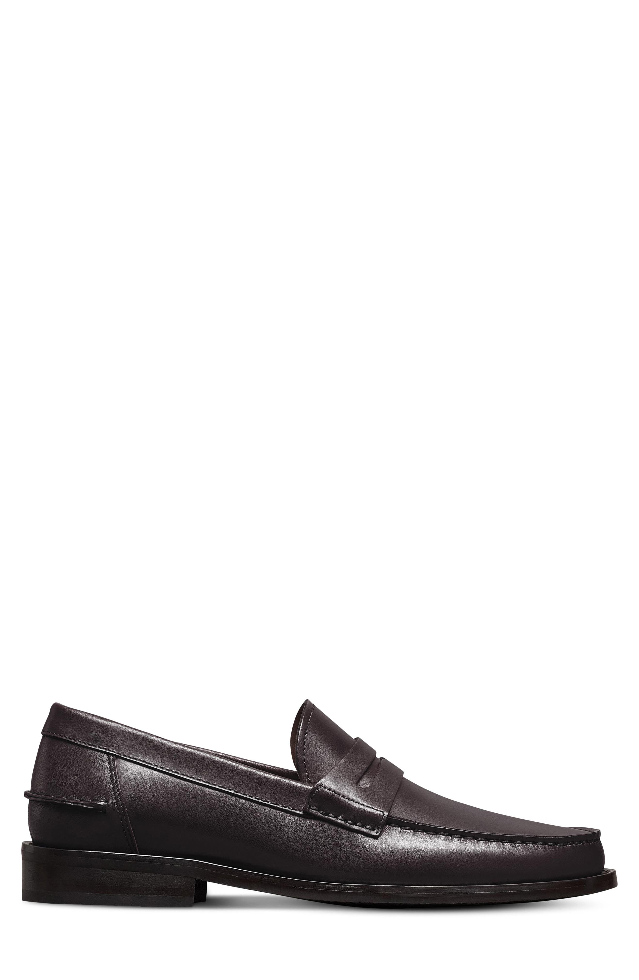 Sorrento Penny Loafer, Alternate, color, BURGUNDY