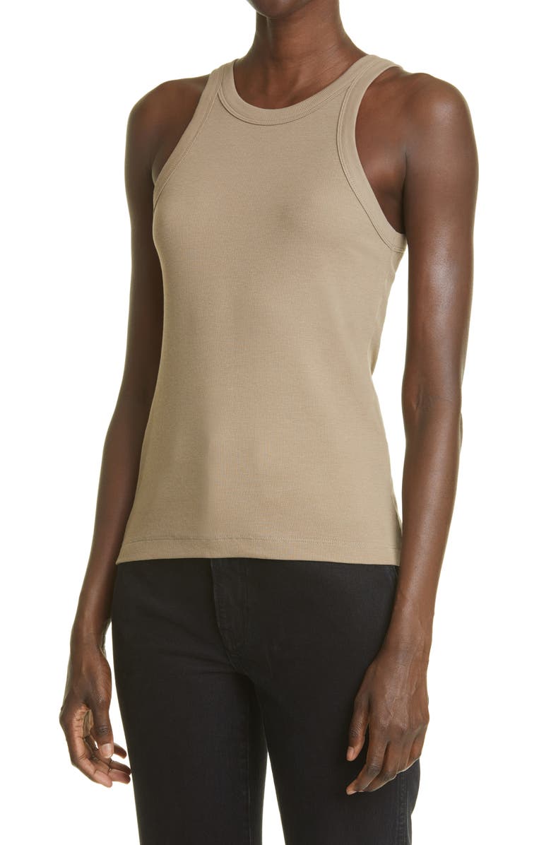 TOTEME Organic Cotton Rib Tank, Alternate, color, 