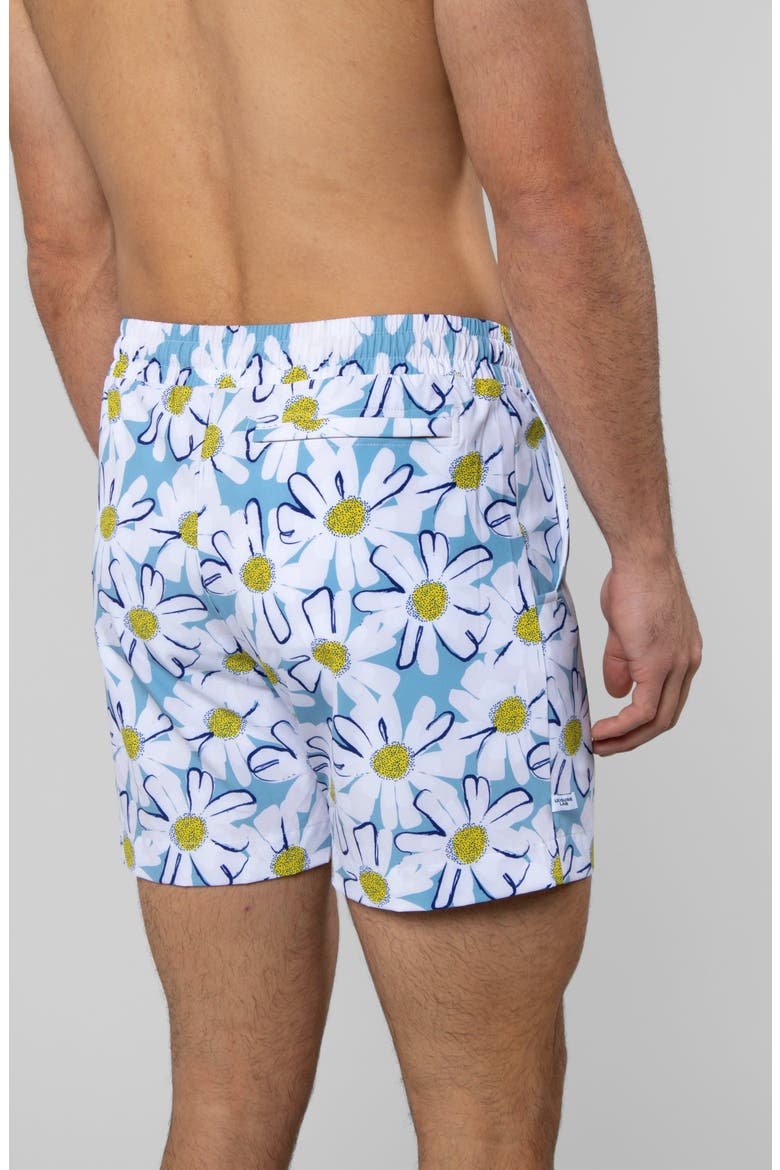 Summer Daisies Swim Trunk, Alternate, color, Summer Daisies
