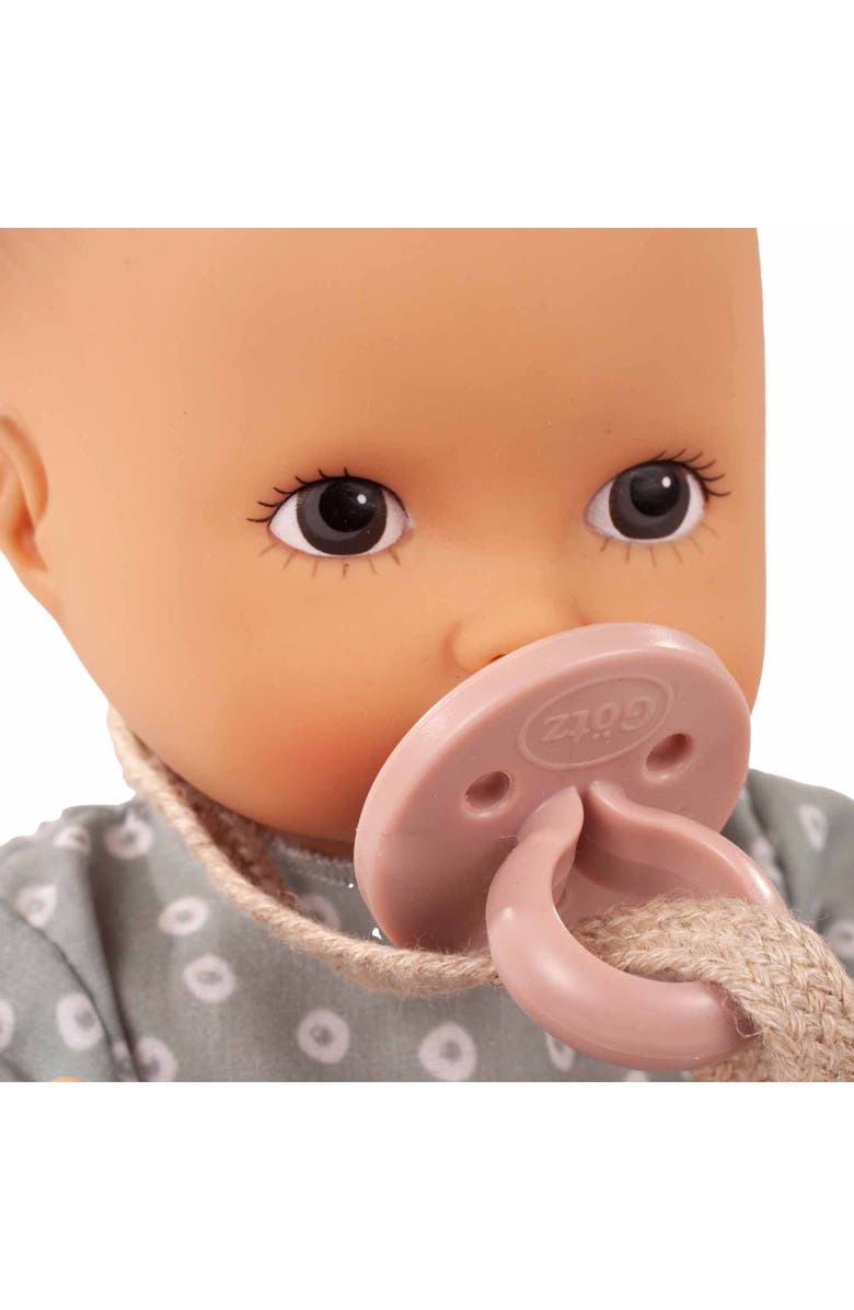 Gotz Aquini 13" Avacado Girl Drink & Wet Bath Baby Doll, Alternate, color, Multicolored