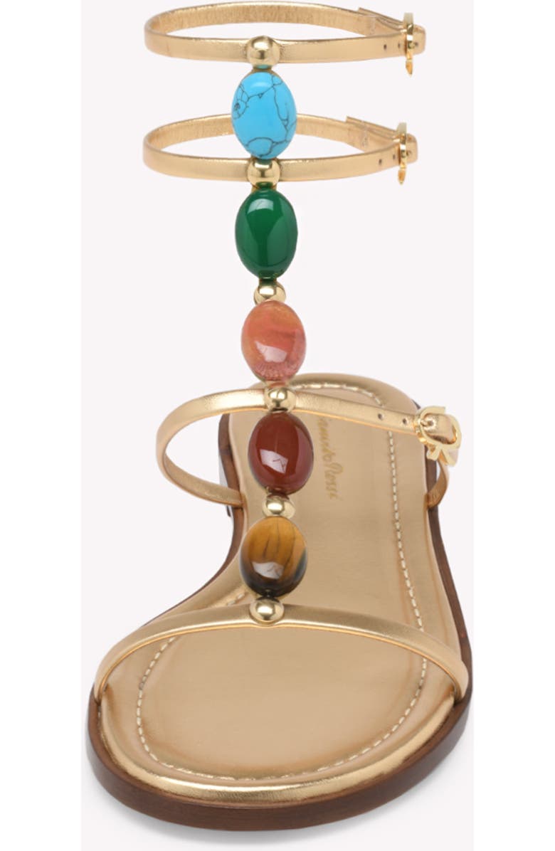 Gianvito Rossi Shanti 05 Sandals, Alternate, color, Metallic Gold