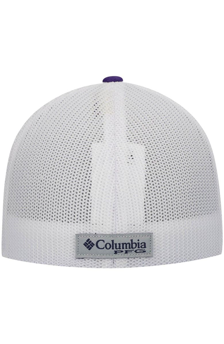 Columbia Men's Columbia Purple LSU Tigers PFG Tonal Fish Flag Flex Hat, Alternate, color, 