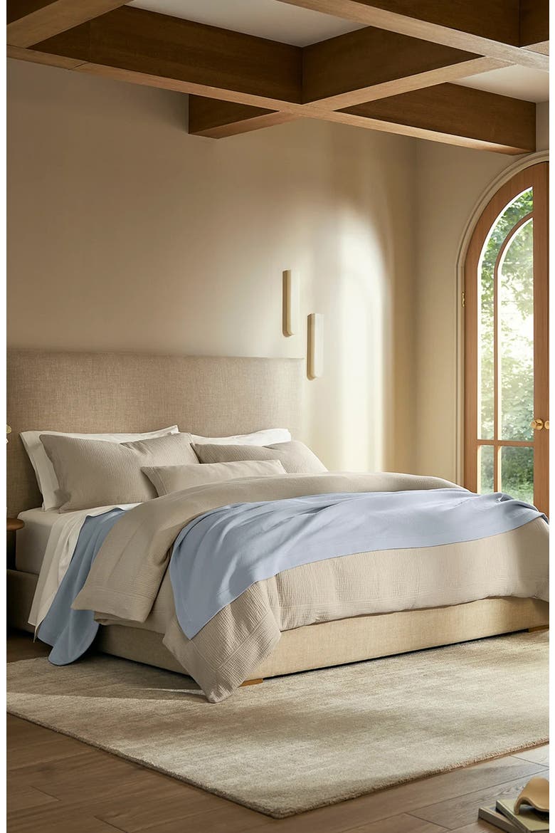 Dream Organic Cotton Duvet Cover & Shams Set, Alternate, color, SAND