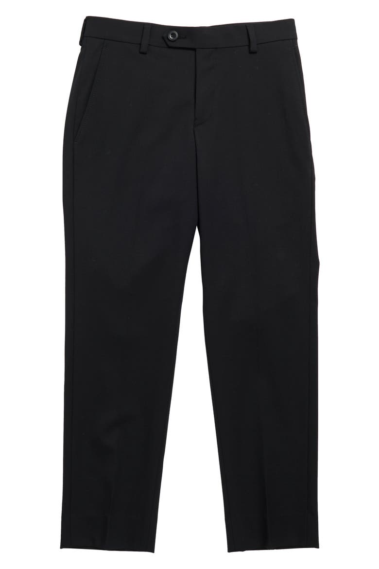 Kids' Wool Blend Dress Pants, Main, color, BLACK