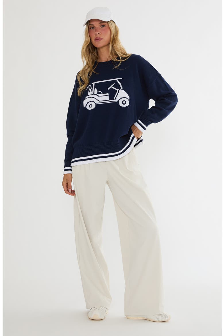 Callie Crewnec Sweater, Alternate, color, DUSK BUGGY