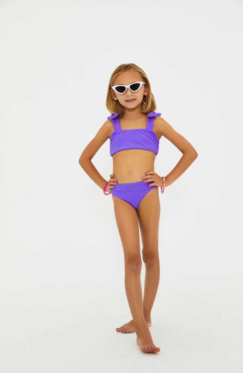 Beach Riot Kids' Little Stella Two-Piece Swimsuit, Alternate, color, Ultra Violet