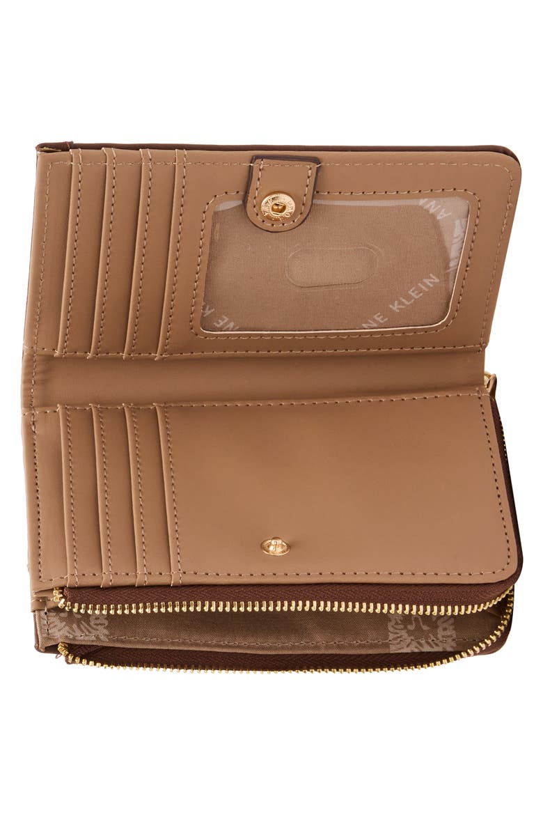 Bifold Wallet with Charms, Alternate, color, WALNUT