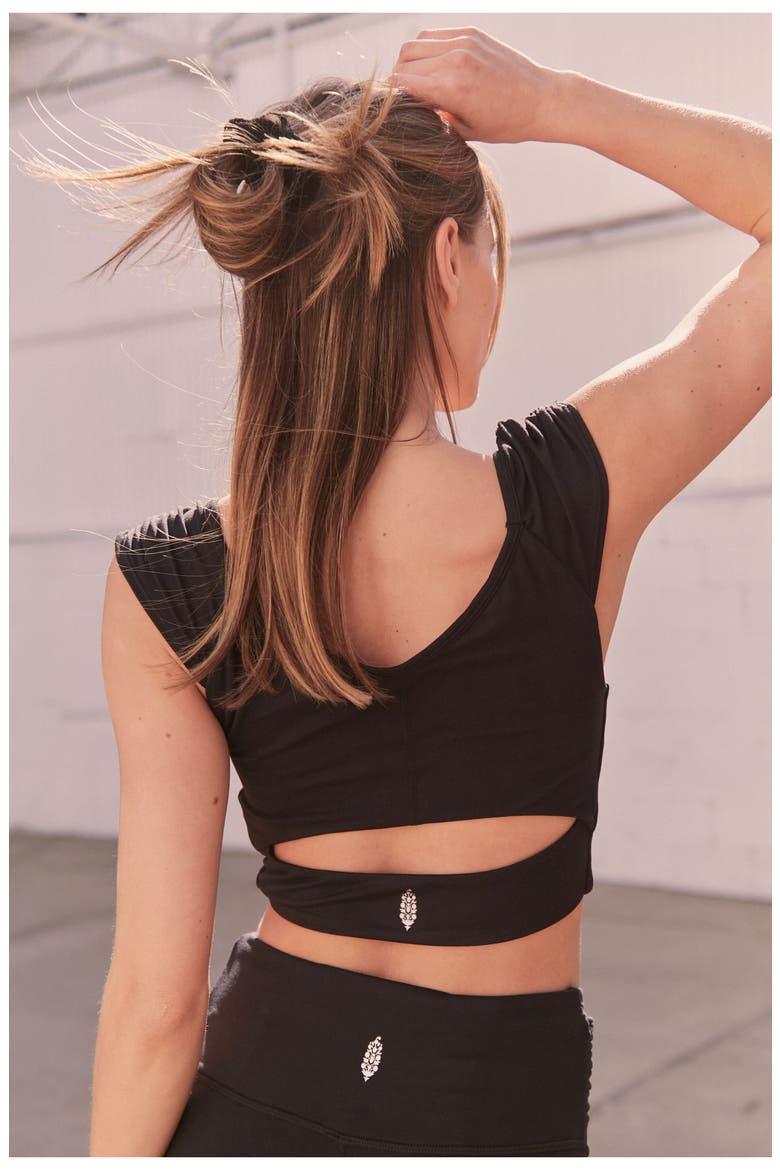 FP Movement Breathe Deeper Crop Top, Alternate, color, BLACK