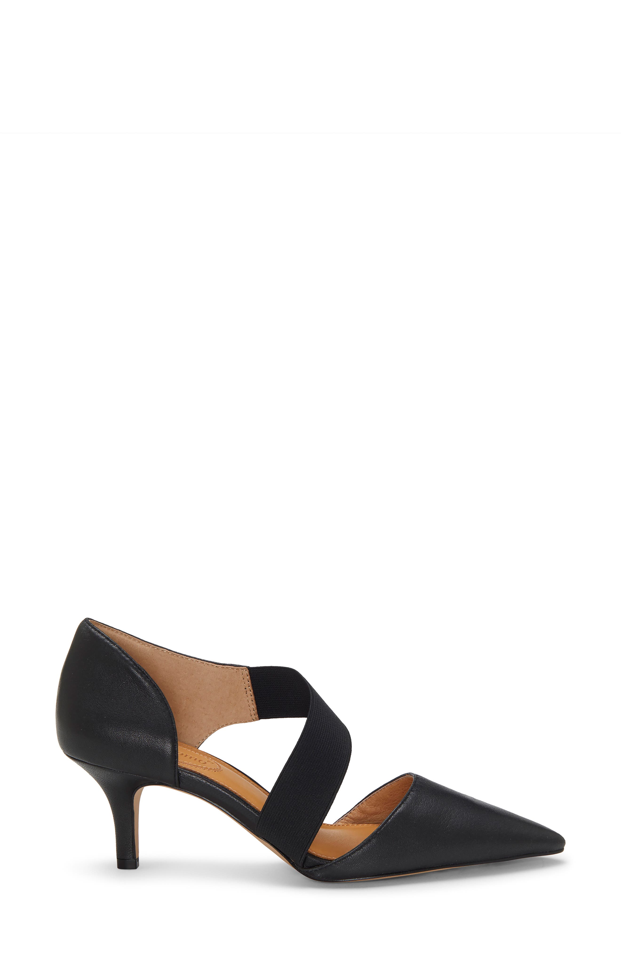 Denice Pump, Alternate, color, BLACK LEATHER
