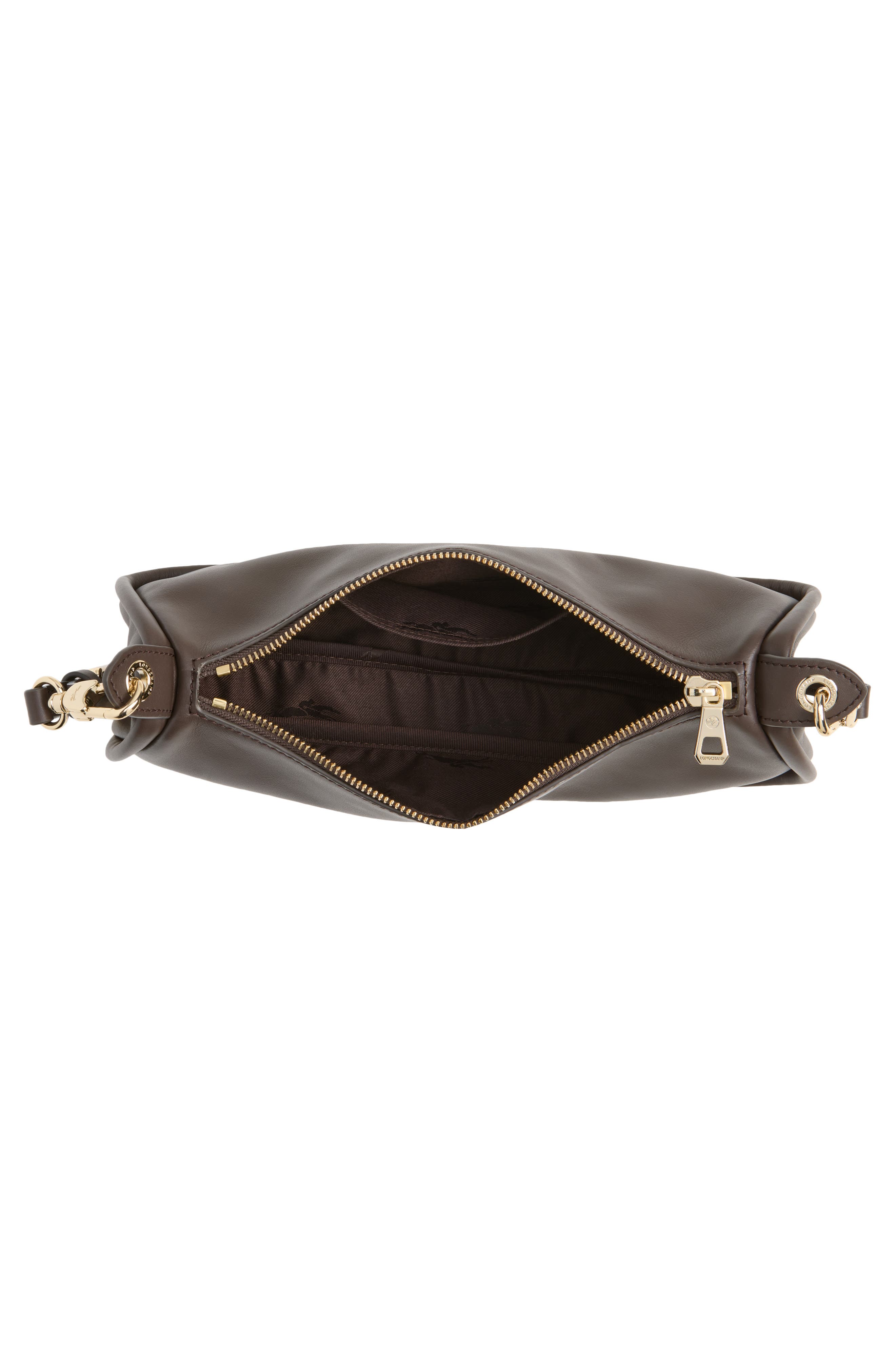 Roseau Leather Shoulder Bag, Alternate, color, MOCHA