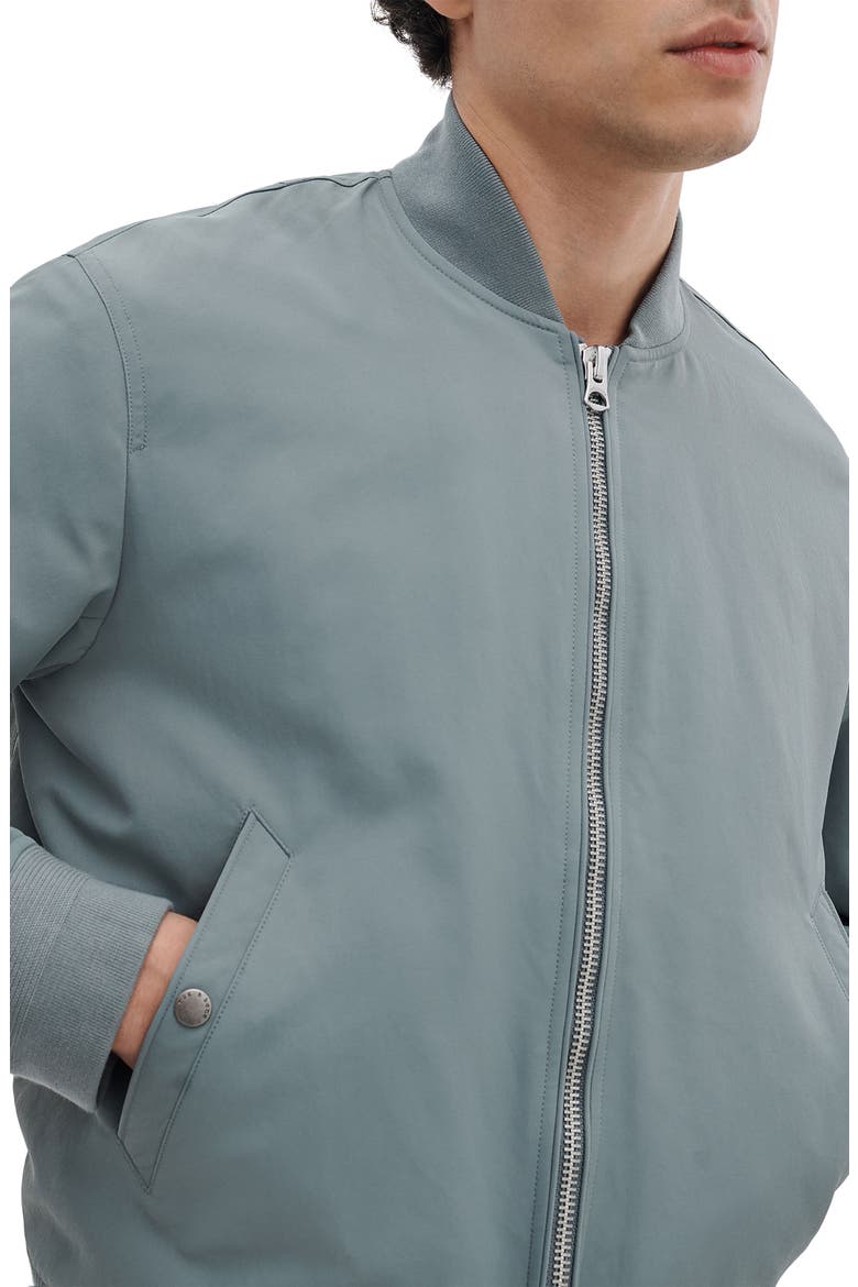Manston Nylon Bomber Jacket, Alternate, color, GREY MIST