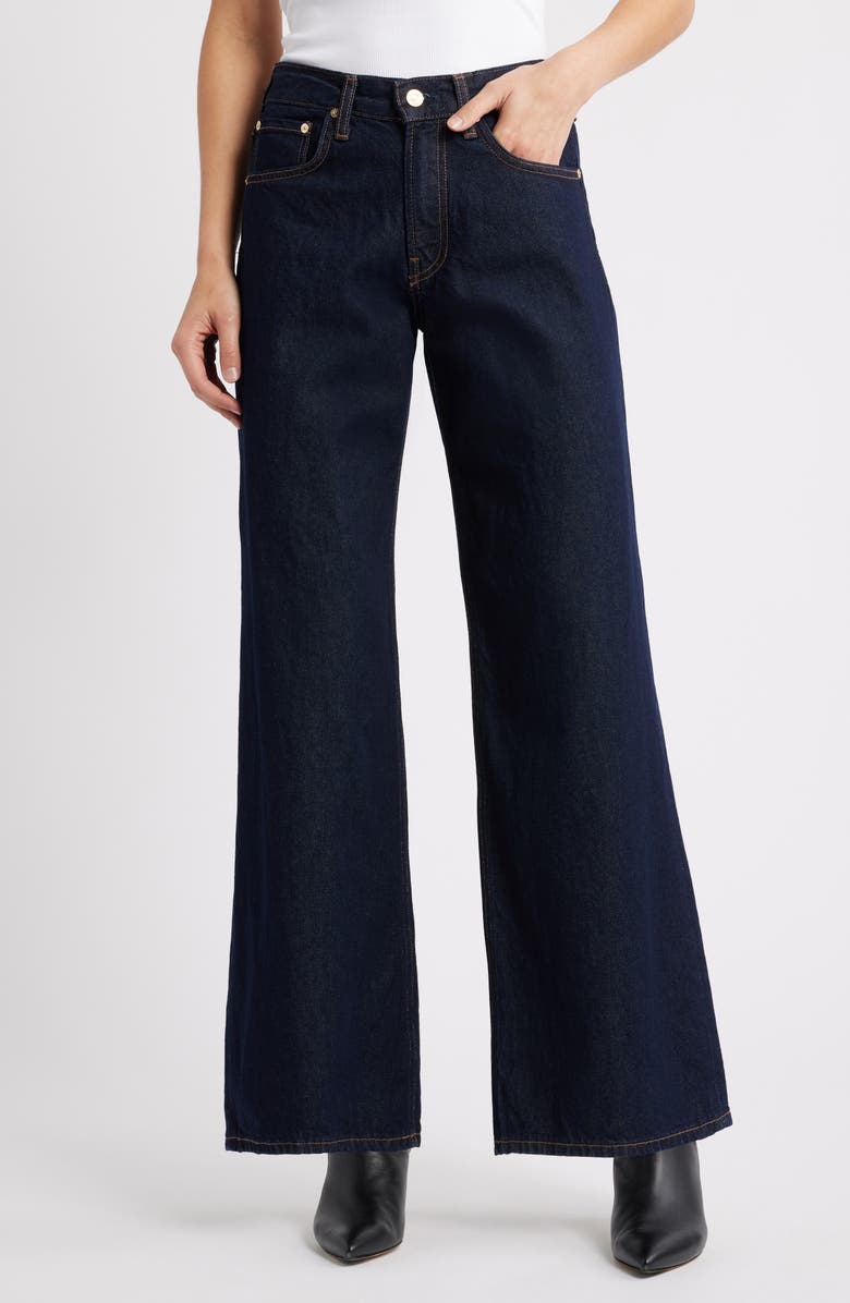 Mavi Jeans Sandy High Waist Extra Wide Leg Jeans, Main, color, Rinse Classic Denim