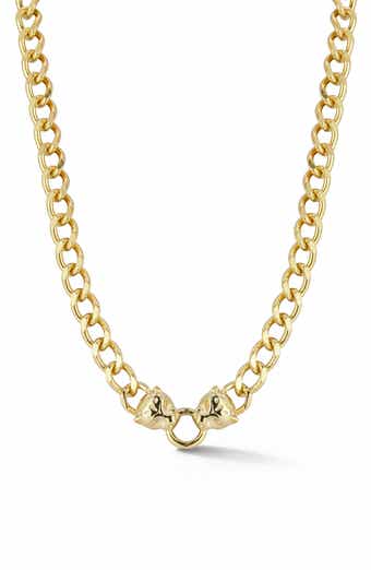 CHLOE AND MADISON Panther Chain Necklace