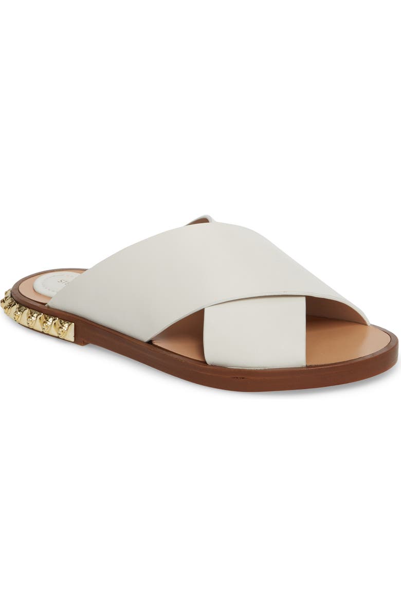 Stuart Weitzman Rockrose Studded Slide Sandal, Main, color,