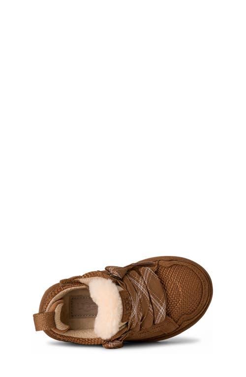 Ugg(r) Kids' Lowmel Sneaker In Brown
