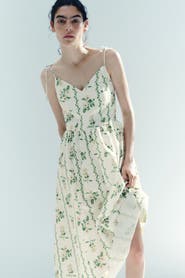H&M Flared-skirt strappy dress