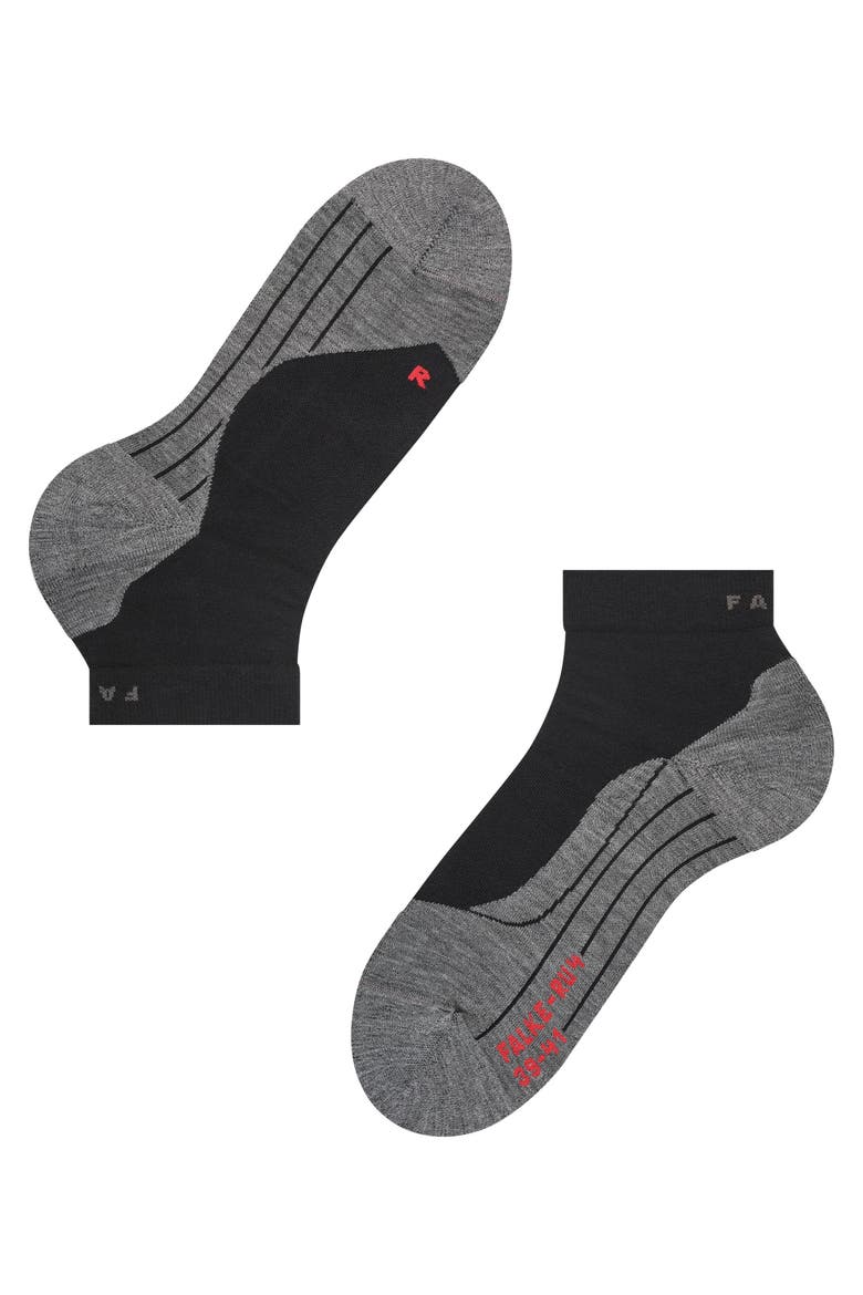 RU4 Endurance Short Running Socks, Alternate, color, Black-Mix
