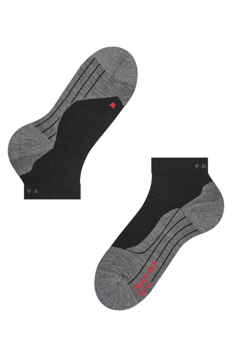 Falke RU4 Endurance Short Running Socks, Alternate, color, Black-Mix