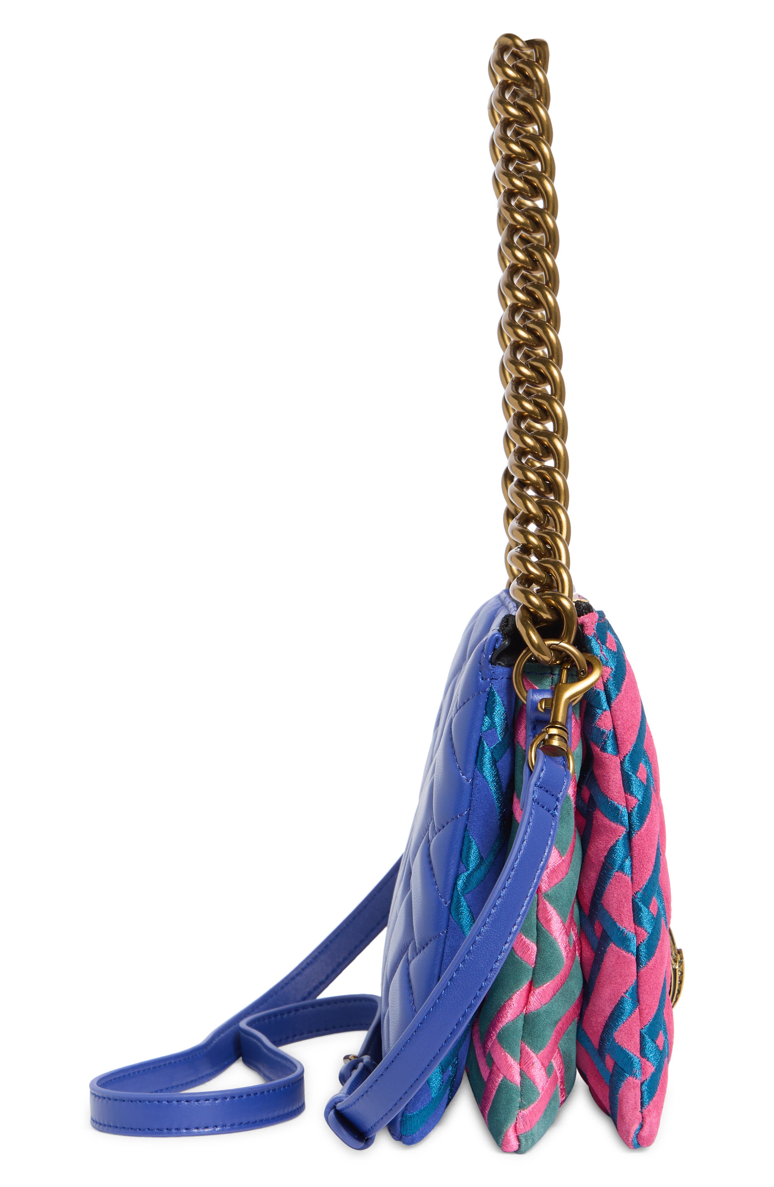 Kurt Geiger London Kensington Puff Pouch Crossbody Bag, Alternate, color, Pink Combo
