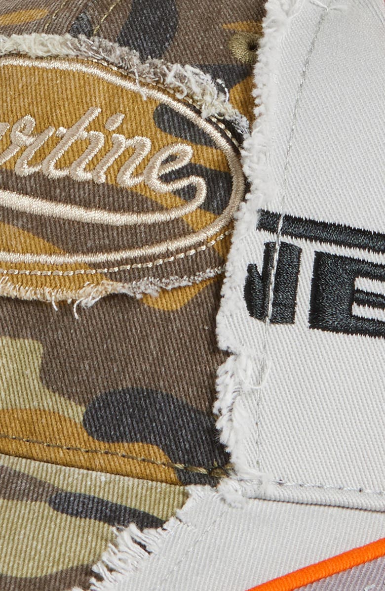 Martine Rose Collage Spliced Adjustable Baseball Cap, Alternate, color, Green