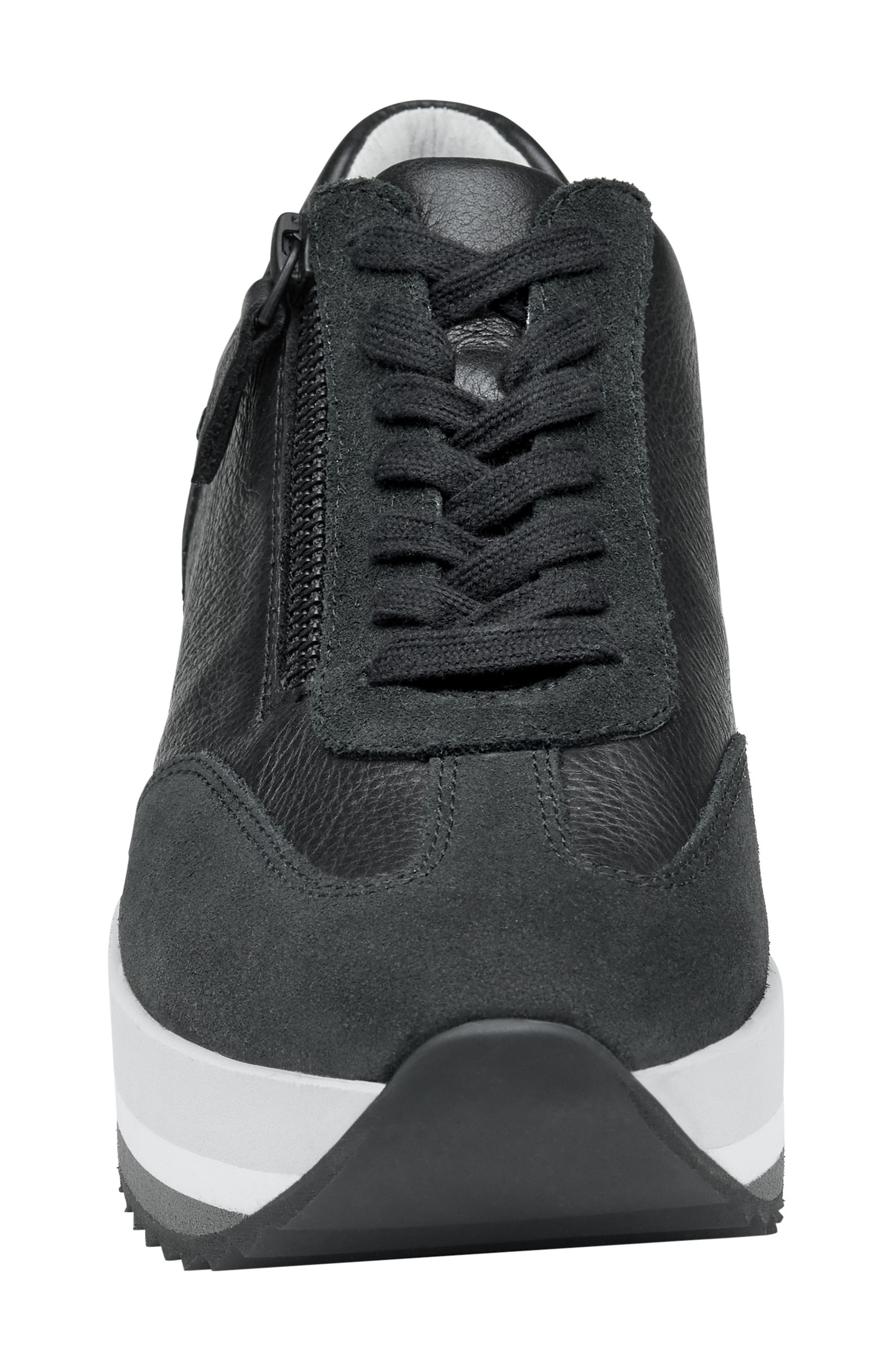 Johnston & Murphy Gracie Side Zip Sneaker, Alternate, color, 