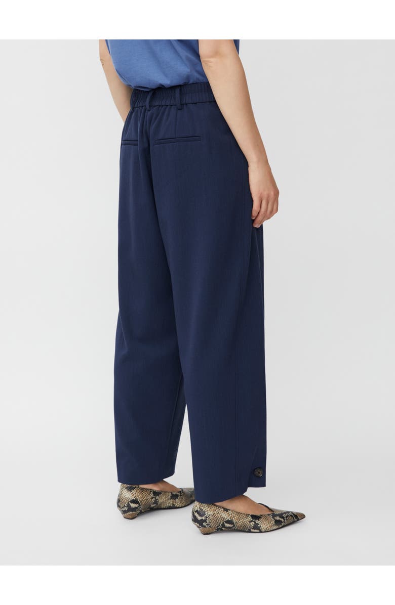 Masai Copenhagen High Waisted Cropped Pants, Alternate, color, Navy Blazer