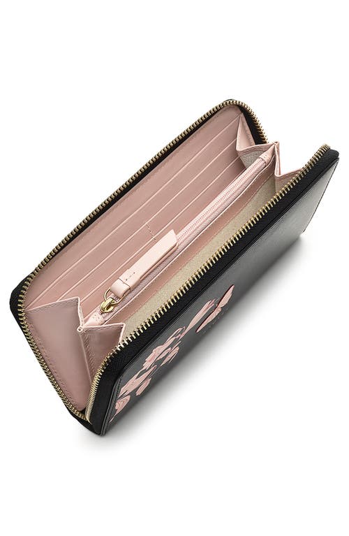 Radley London Butterfly Large Continental Wallet In Black
