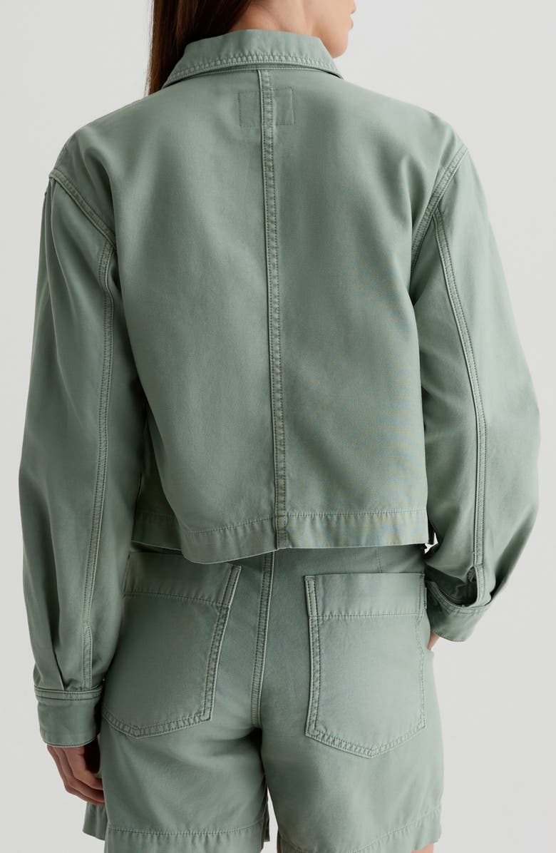 AG Valleta Utility Shirt Jacket, Alternate, color, Sulfur Matcha Latte