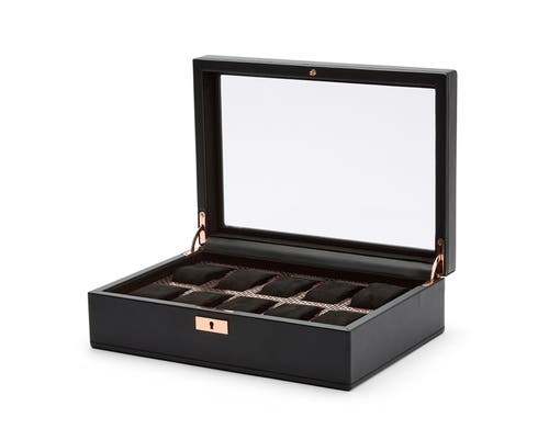 Wolf Axis 10 Piece Watch Box In Copper