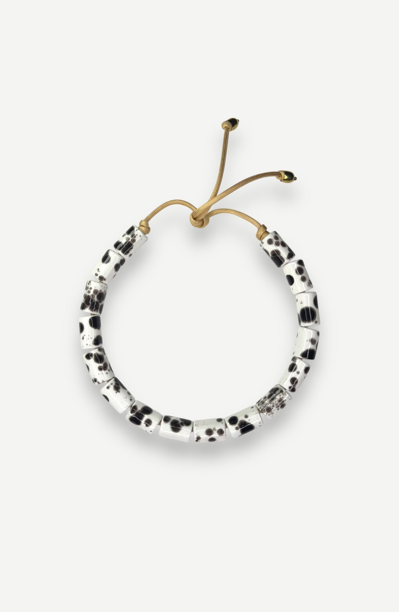 Her New Tribe Bead Five Candy Necklace, Main, color, Tort