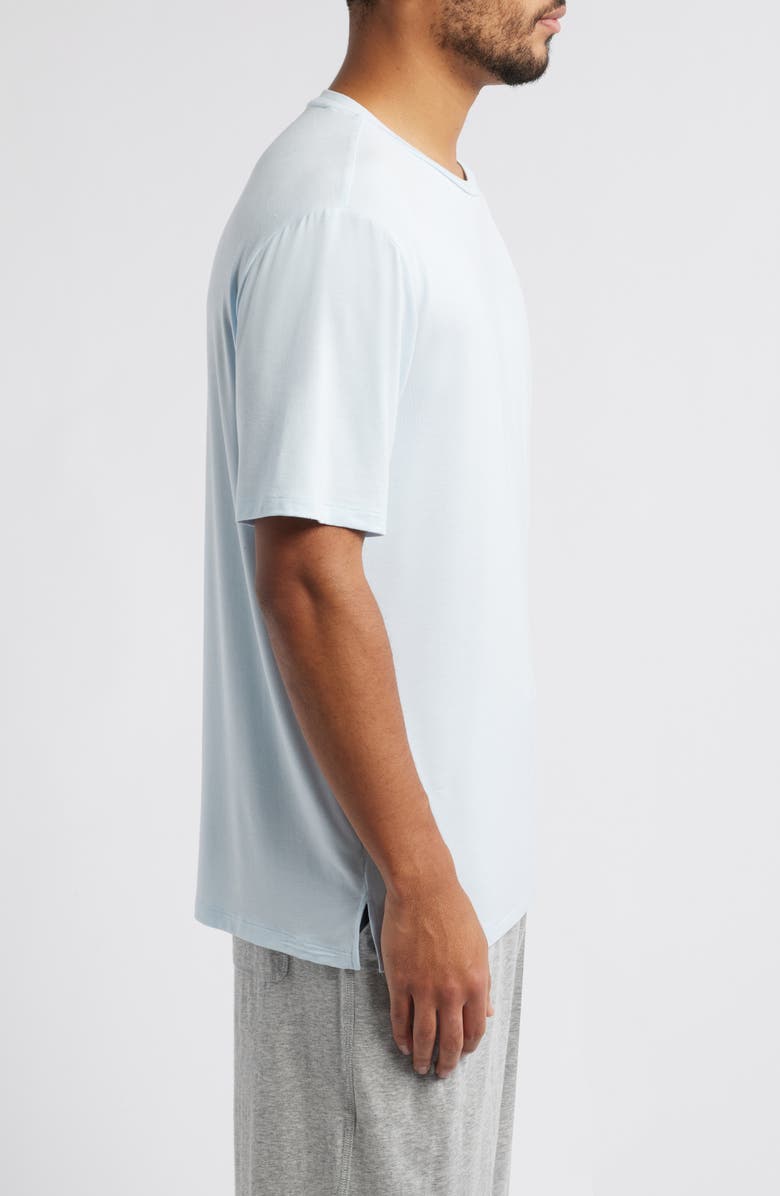 Nordstrom Moonlight Eco Stretch Modal Pajama T-Shirt, Alternate, color, Blue Drift