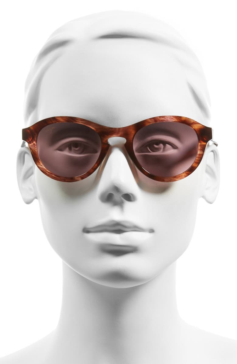 Maui Jim Leia 49mm PolarizedPlus2<sup>®</sup> Retro Sunglasses, Alternate, color, 