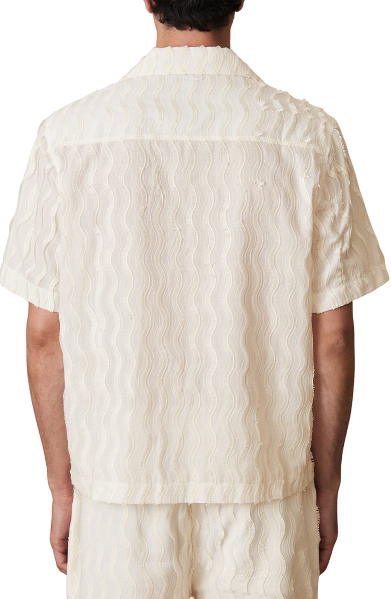 Reiss x Ché Mastella Camp Shirt, Alternate, color, Off White