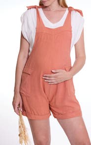 Cache Coeur Eloise Dungaree Maternity Short Overalls