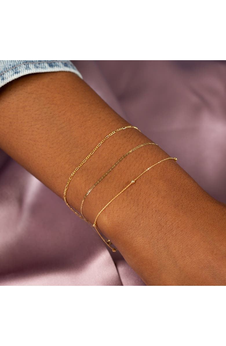 BY ADINA EDEN Ball Chain Bracelet 14K, Alternate, color, 14K Gold