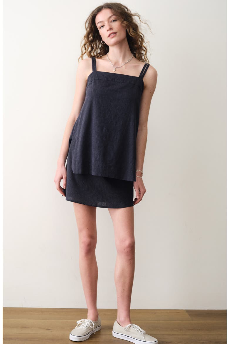 Mara Hemp Blend Tank, Alternate, color, INDIA INK