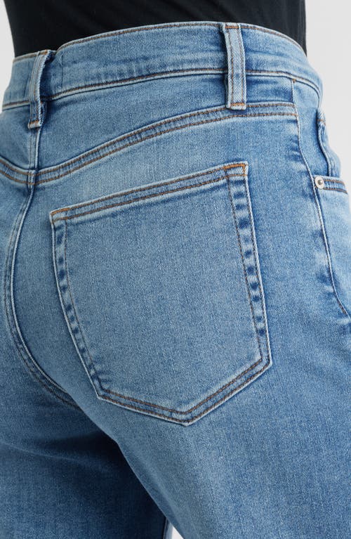 Frame Le Sleek Straight High Waist Straight Leg Jeans In Blue